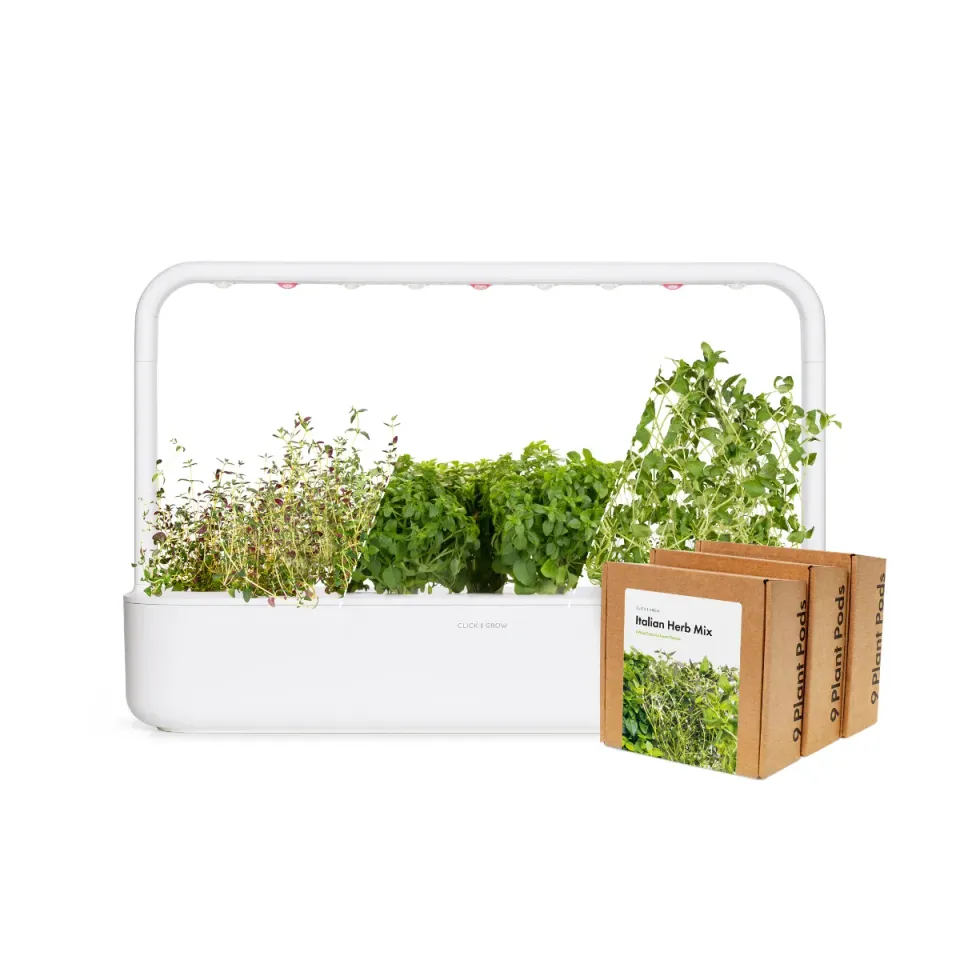 Click and Grow Smart Garden 9 σετ Italian λευκό 36 κάψουλες