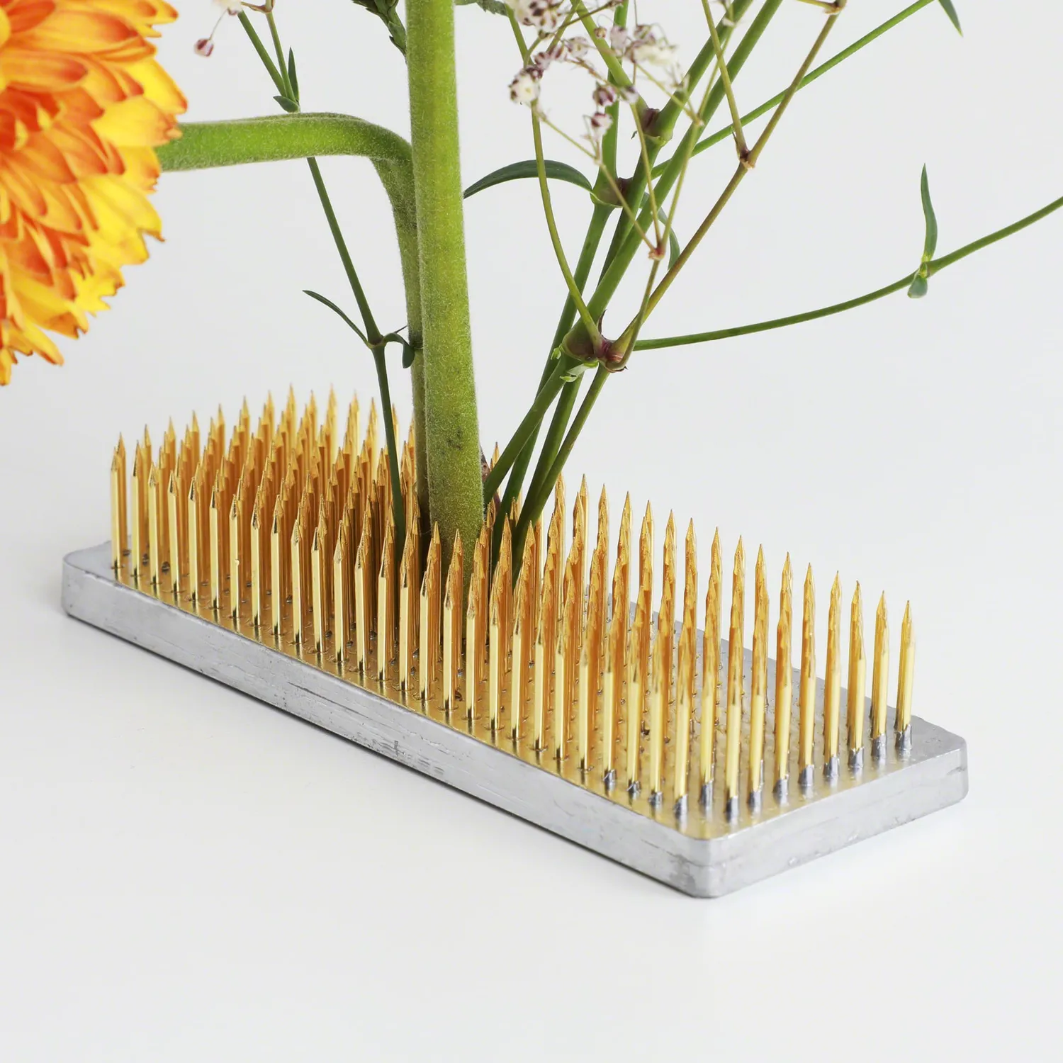 Wazakura kenzan ikebana ορθογώνιο 120mm ορείχαλκος