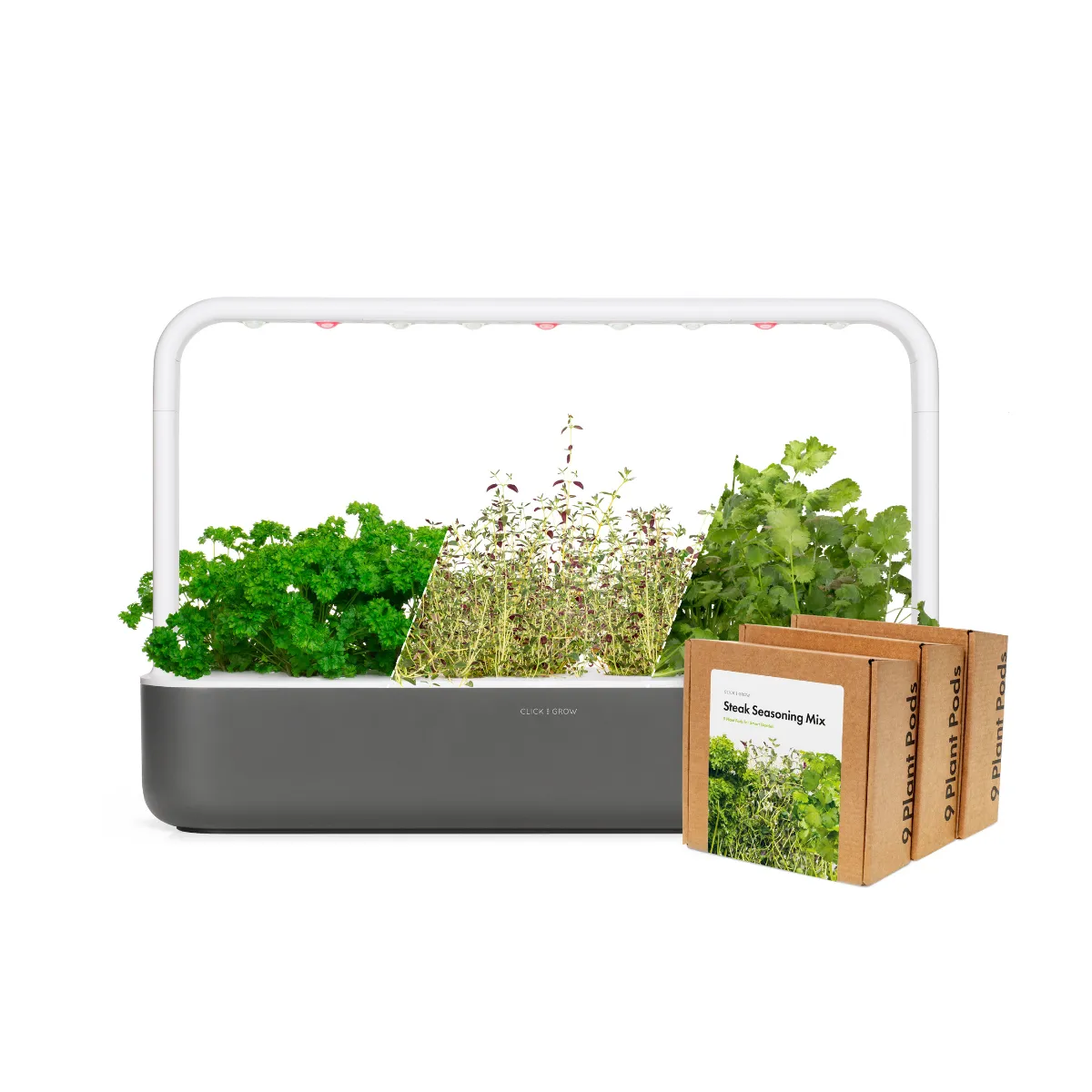 Click and Grow Smart Garden 9 kit μπριζόλας λευκό