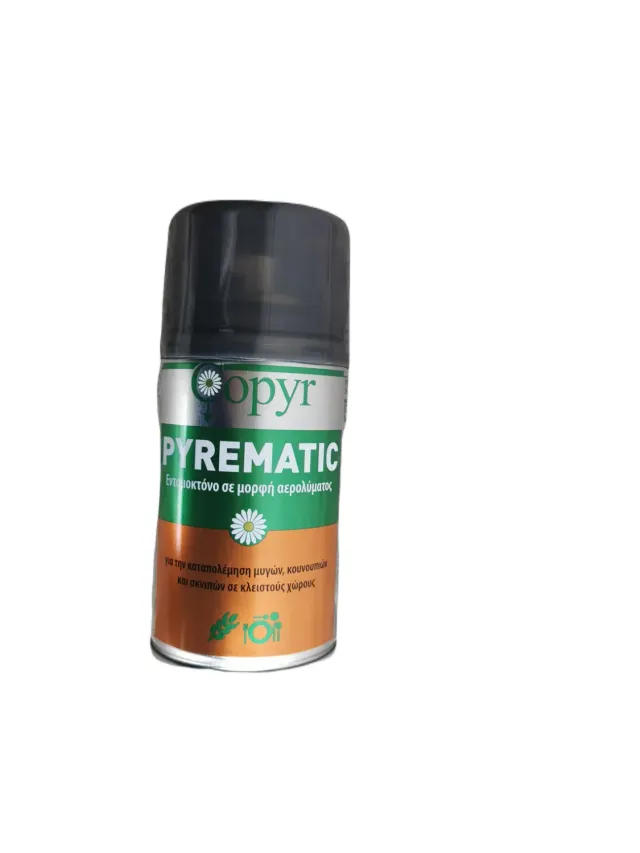 GRAMMAFARM Pyrematic σπρέι εντομοκτόνο 250ml για μύγες