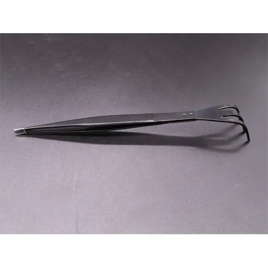Tanabe Tweezers Rake λαβίδα μπονσάι μαύρη
