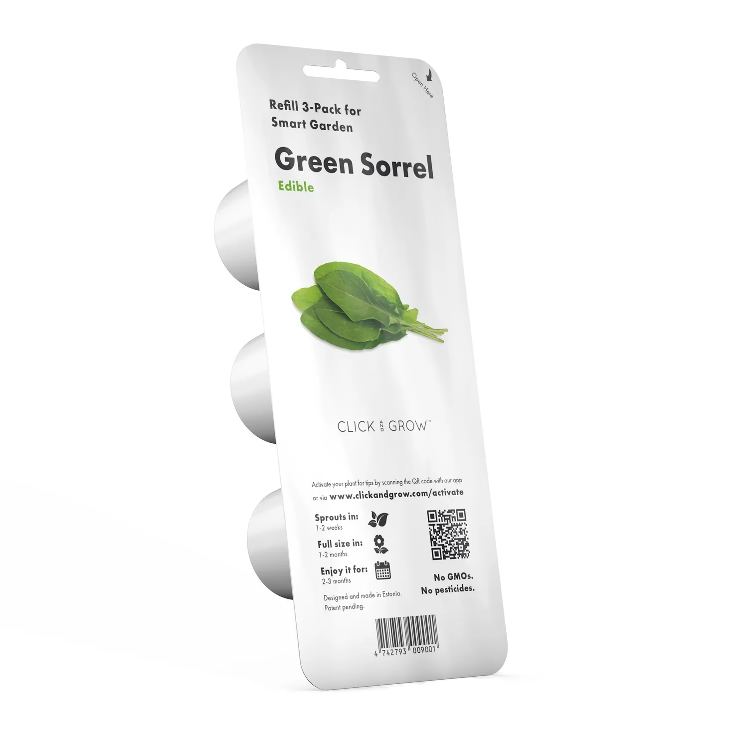 Click and Grow Λάπαθο Πράσινο κάψουλες 3 τεμαχίων βρώσιμο