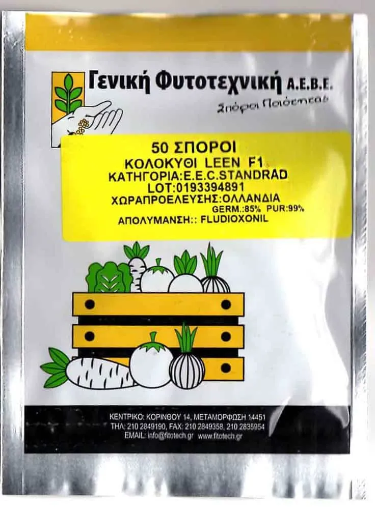MyAgroMarket Leen F1 σπόροι κολοκύθι 50 σπόροι για γέμισμα