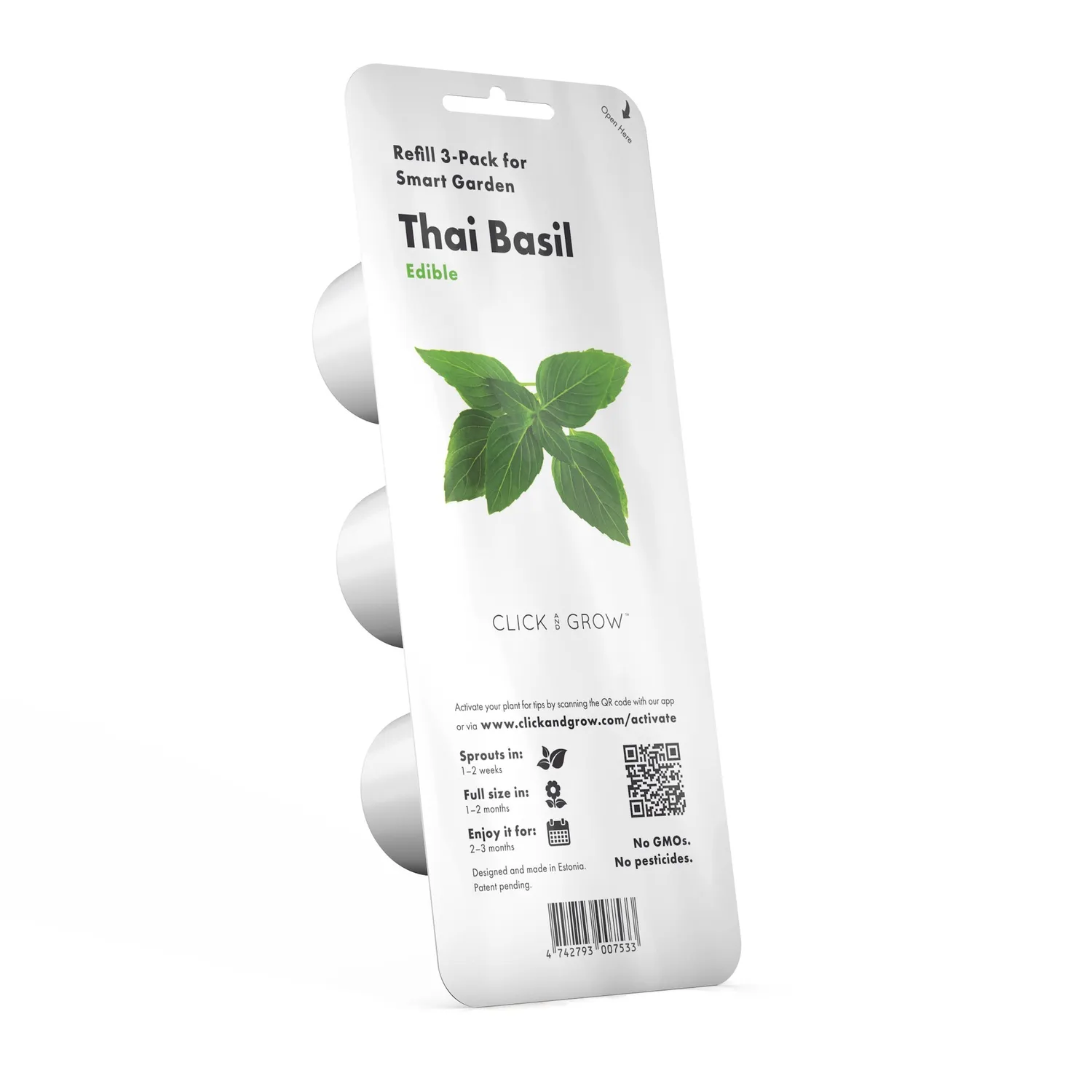 Click and Grow Thai Basil κάψουλες φυτών 3 τεμαχίων γλυκό