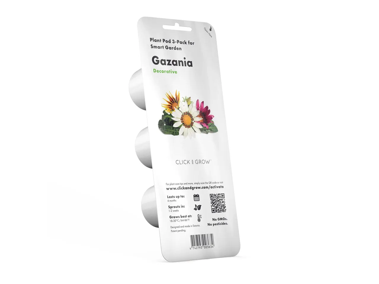 Click and Grow Gazania κάψουλες λουλούδι 3 τεμ πολύχρωμο