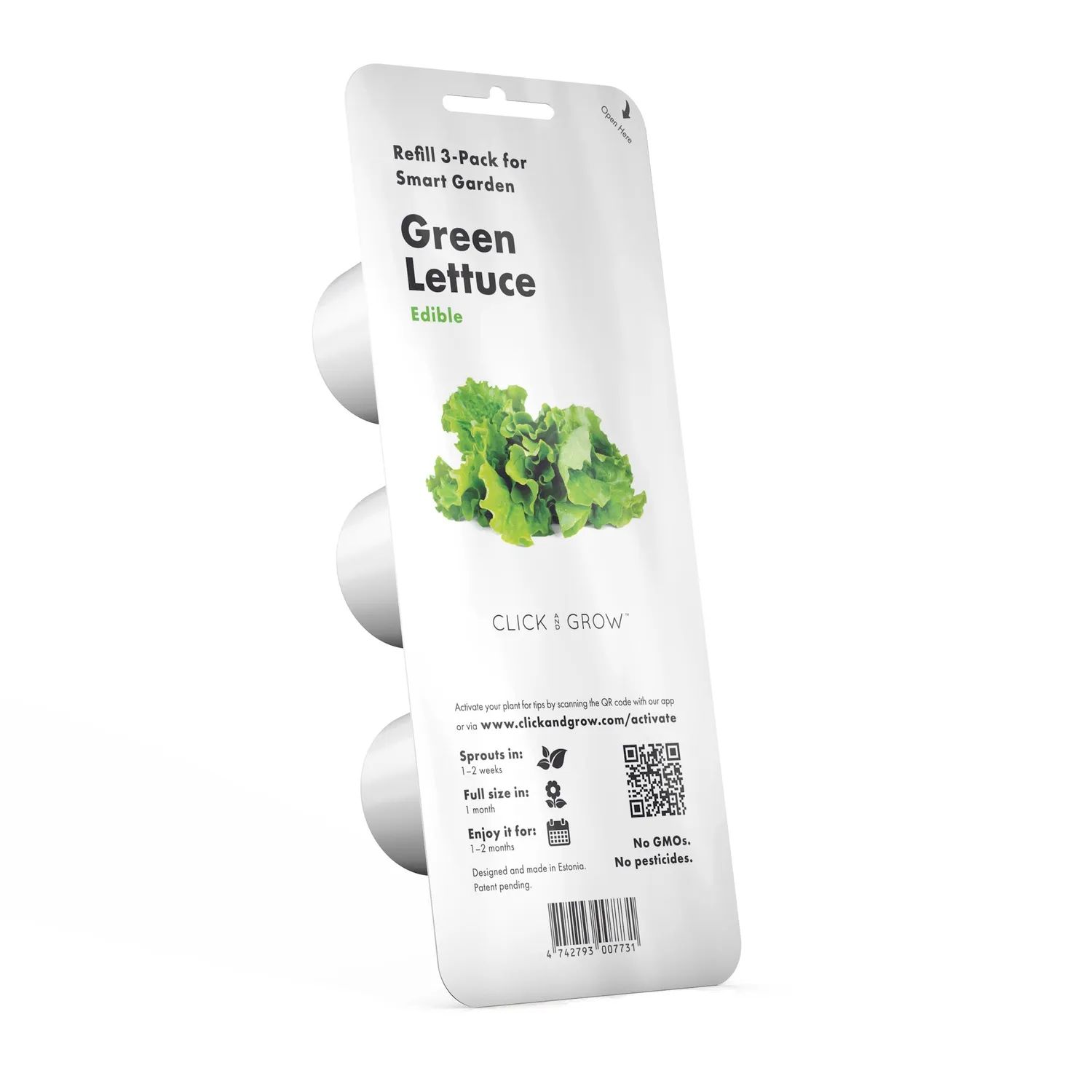 Click and Grow Μαρούλι κάψουλες φυτών 3 τεμαχίων πράσινο