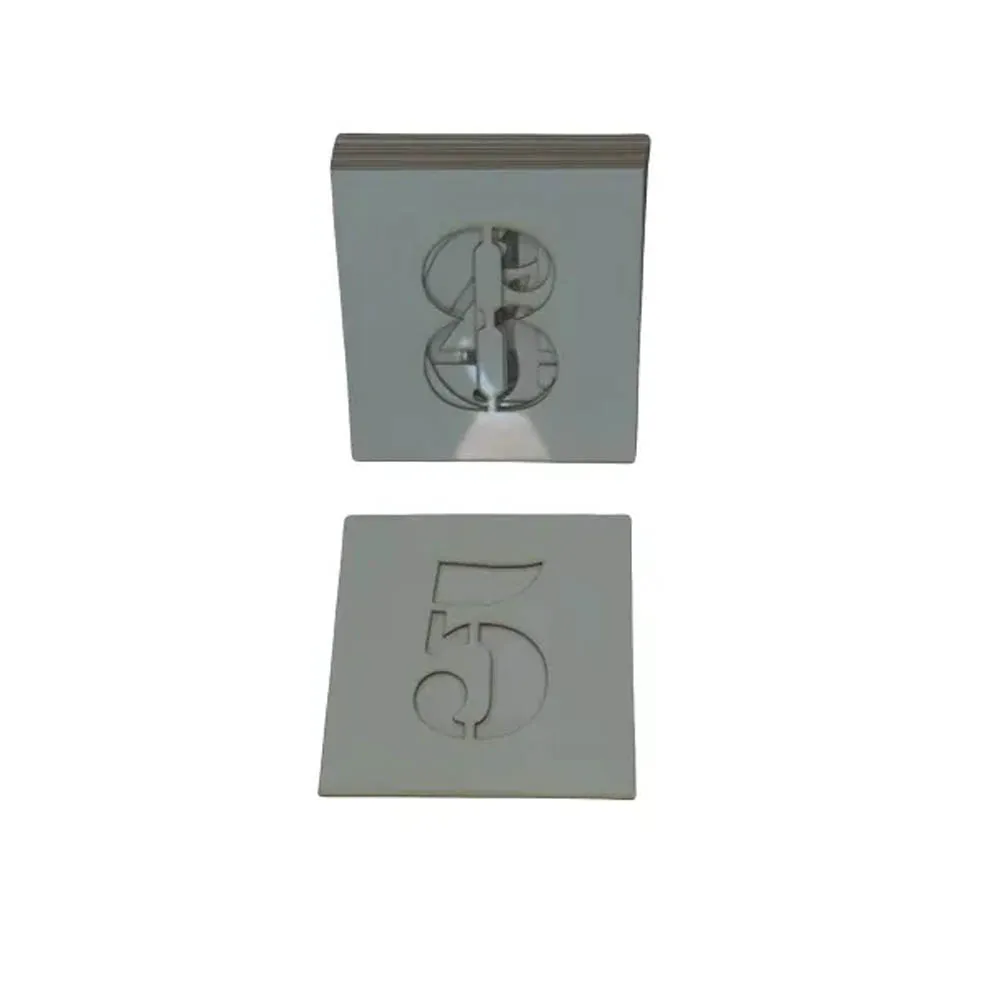 MyAgroMarket στένσιλ αριθμοί 0-9 πλαστικό 8x8cm