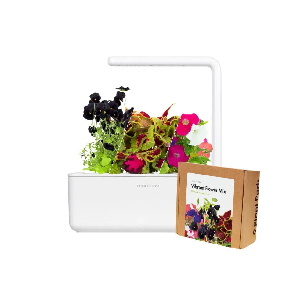 Click and Grow Smart Garden 3 σετ έξυπνης γλάστρας λευκό 12 κάψουλες