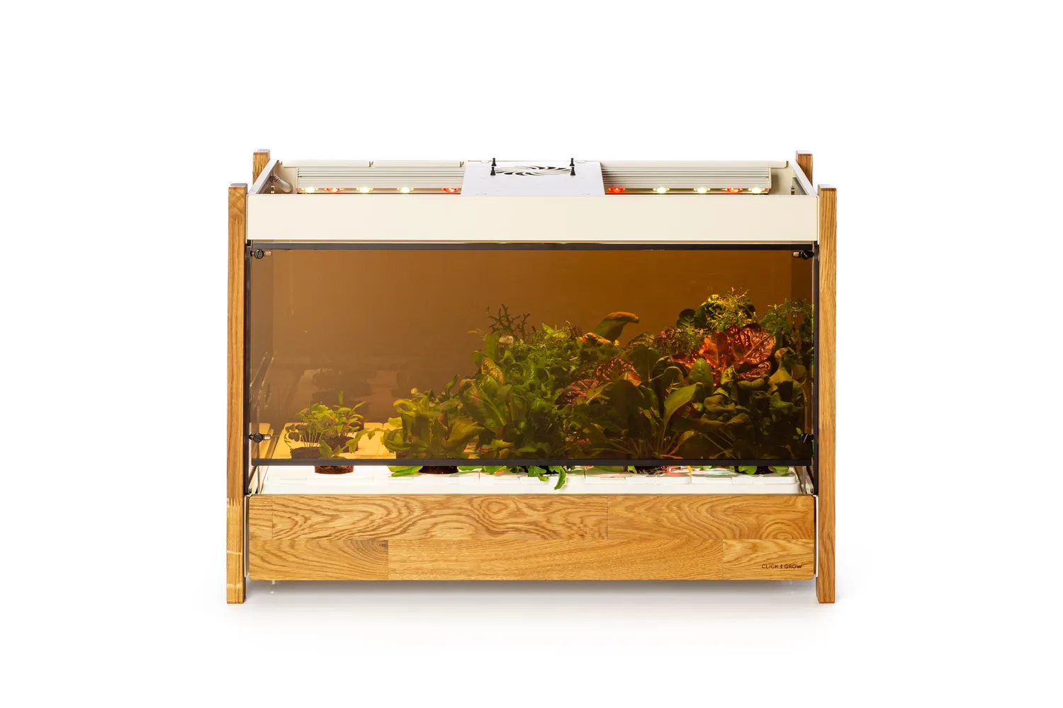 Click and Grow 25 Glass and Fan Kit κιτ πάνελ με βεντιλατέρ
