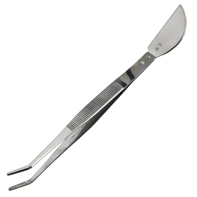 Wazakura τσιμπίδα bonsai 210mm κυρτή με σπάτουλα
