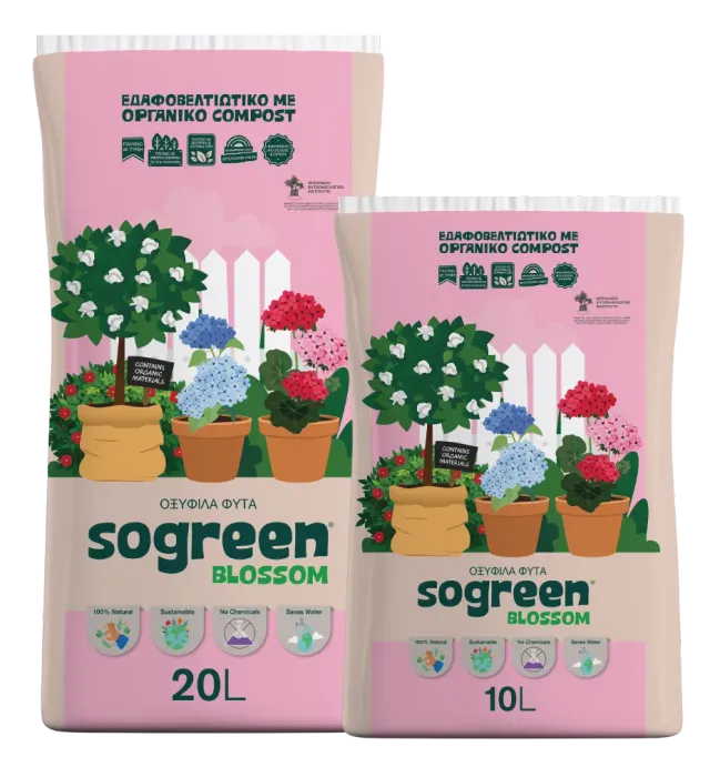 Sogreen Blossom χώμα οξύφιλων για ανθοφορία