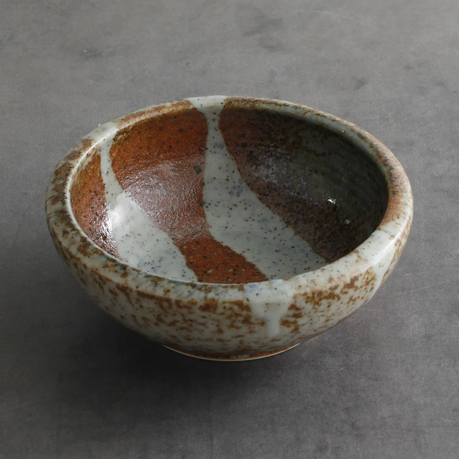 Minoyaki Series Βάζο Ikebana Στρογγυλό 125mm Λευκό