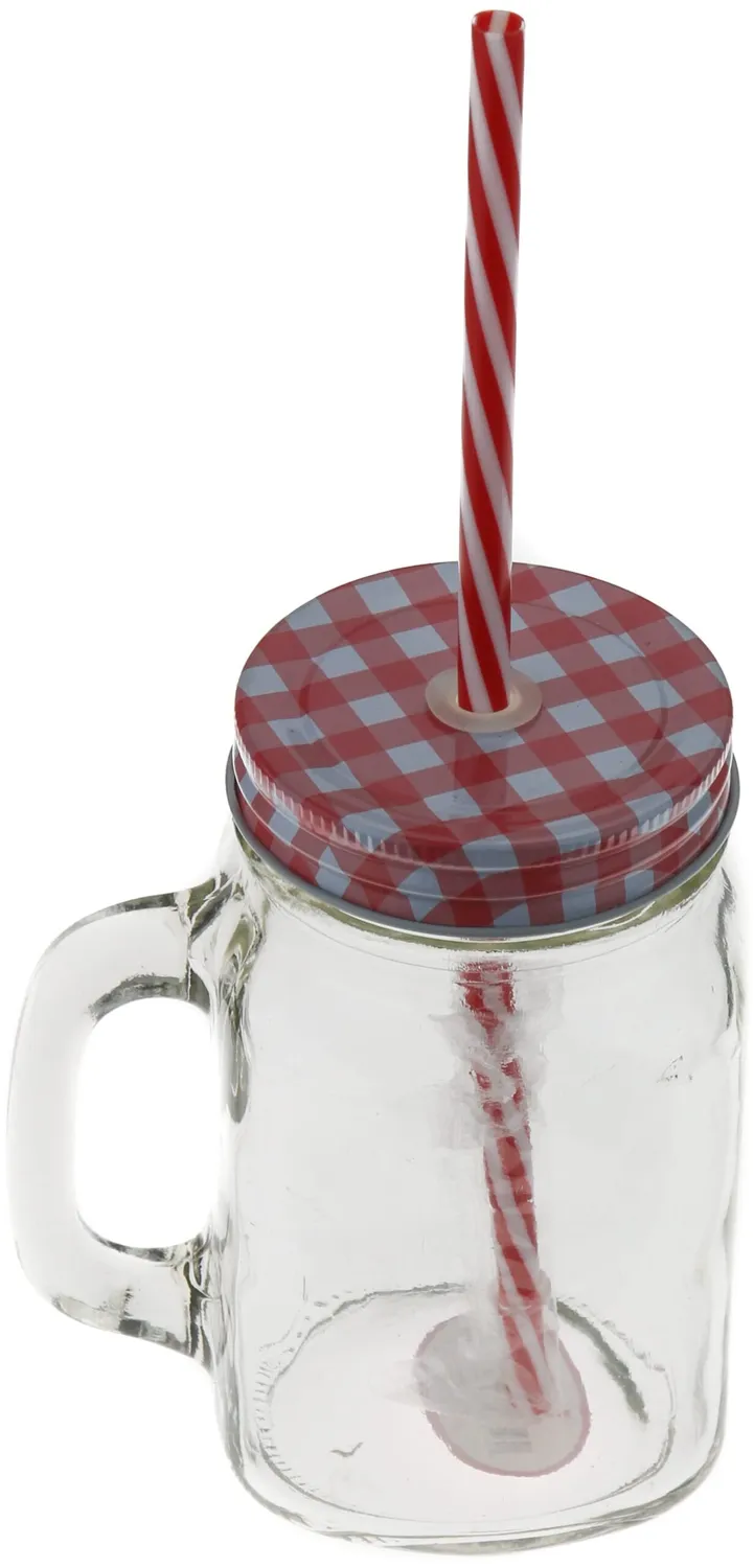 MyAgroMarket Γυάλινο Βάζο με Καλαμάκι 400ml