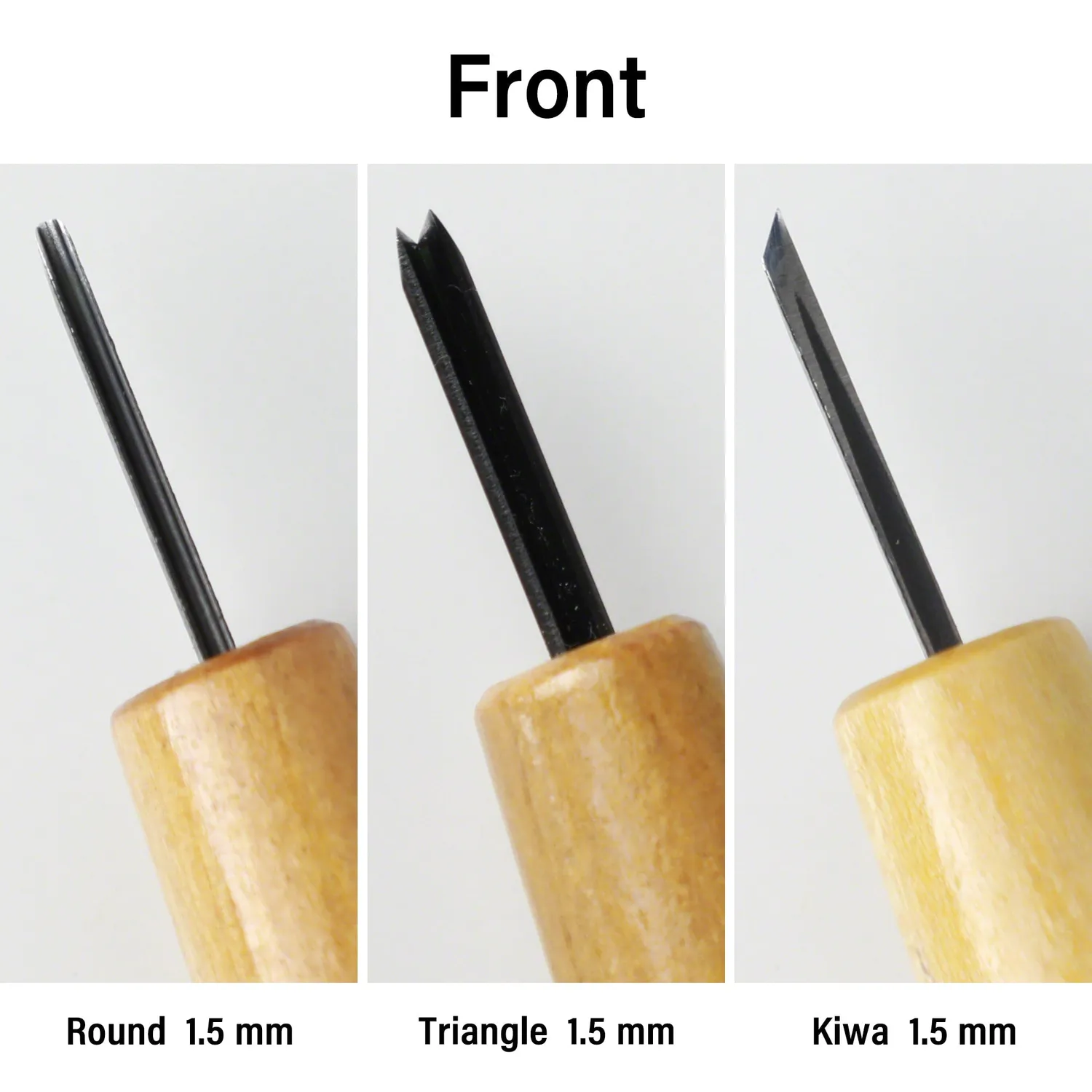 Wazakura Chisel Kit 1.5mm σετ σκαρπέλα ξύλου 3τμχ jin