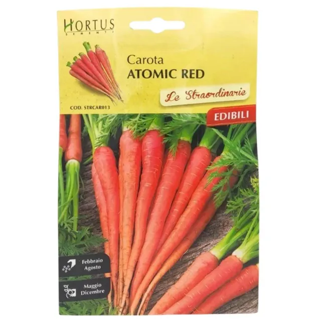 MyAgroMarket Atomic Red καρότο κόκκινο σπόροι 1g