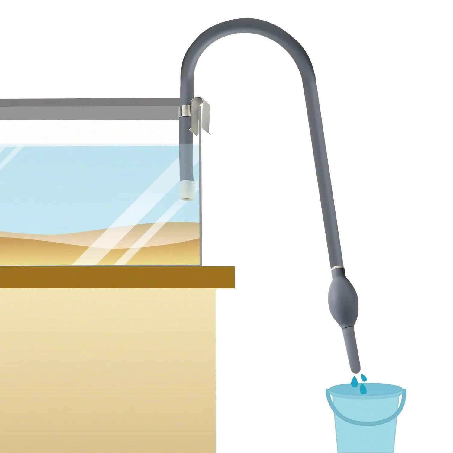 Wazakura Siphon αντλία νερού ικεμπάνα 850mm λαστιχένια