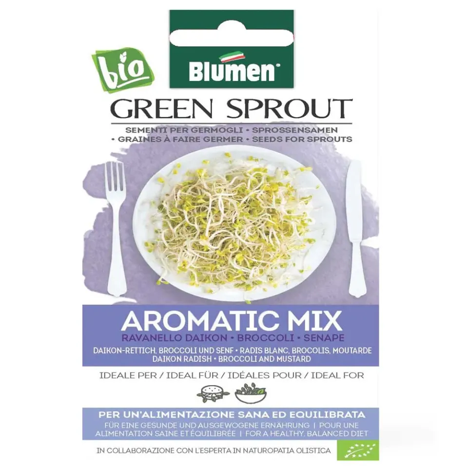 Aromatic Mix Βιολογικοί Σπόροι Φύτρων 40gr Πικάντικοι