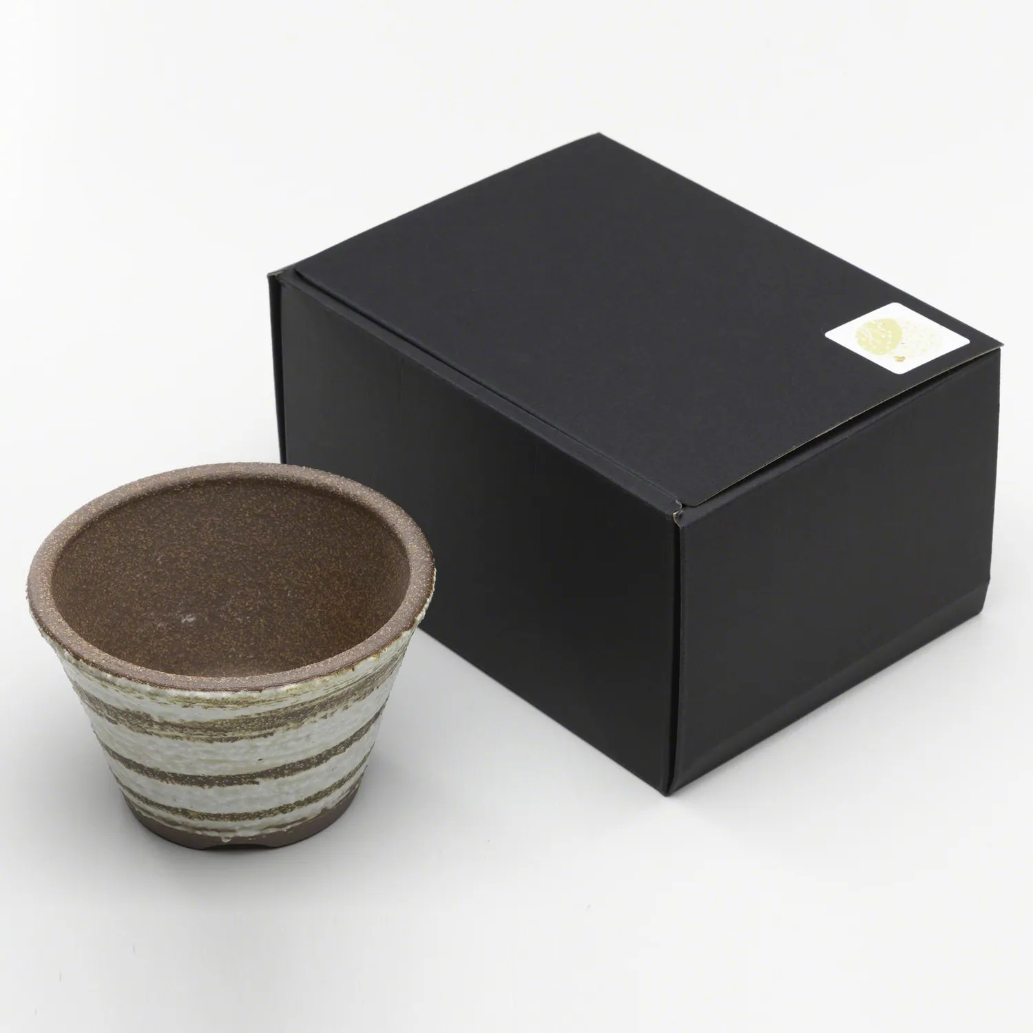 Wazakura Banko Γλάστρα Bonsai Στρογγυλή Λευκή 110mm