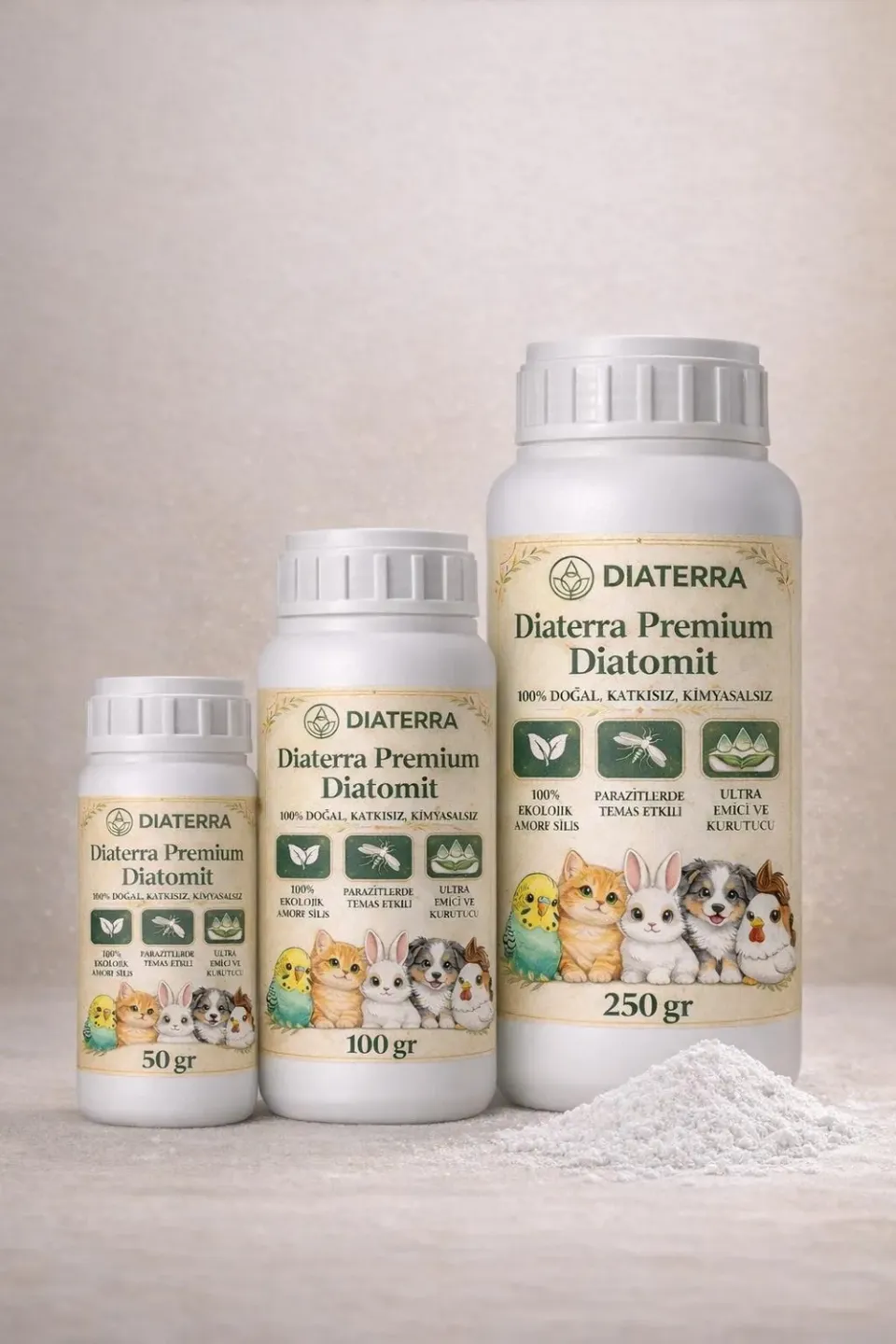 Diaterra Premium σκόνη 250 γρ για έντομα