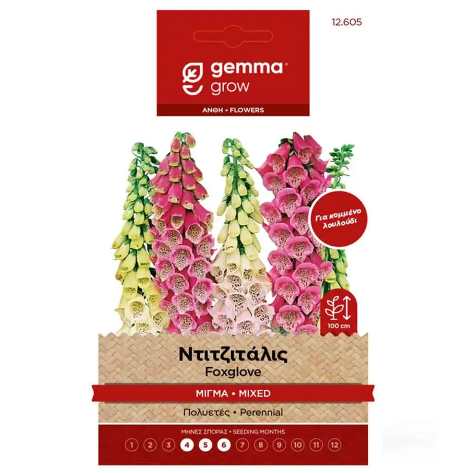 MyAgroMarket Ντιτζιτάλις μίγμα σπόροι 0,4gr πολυετές