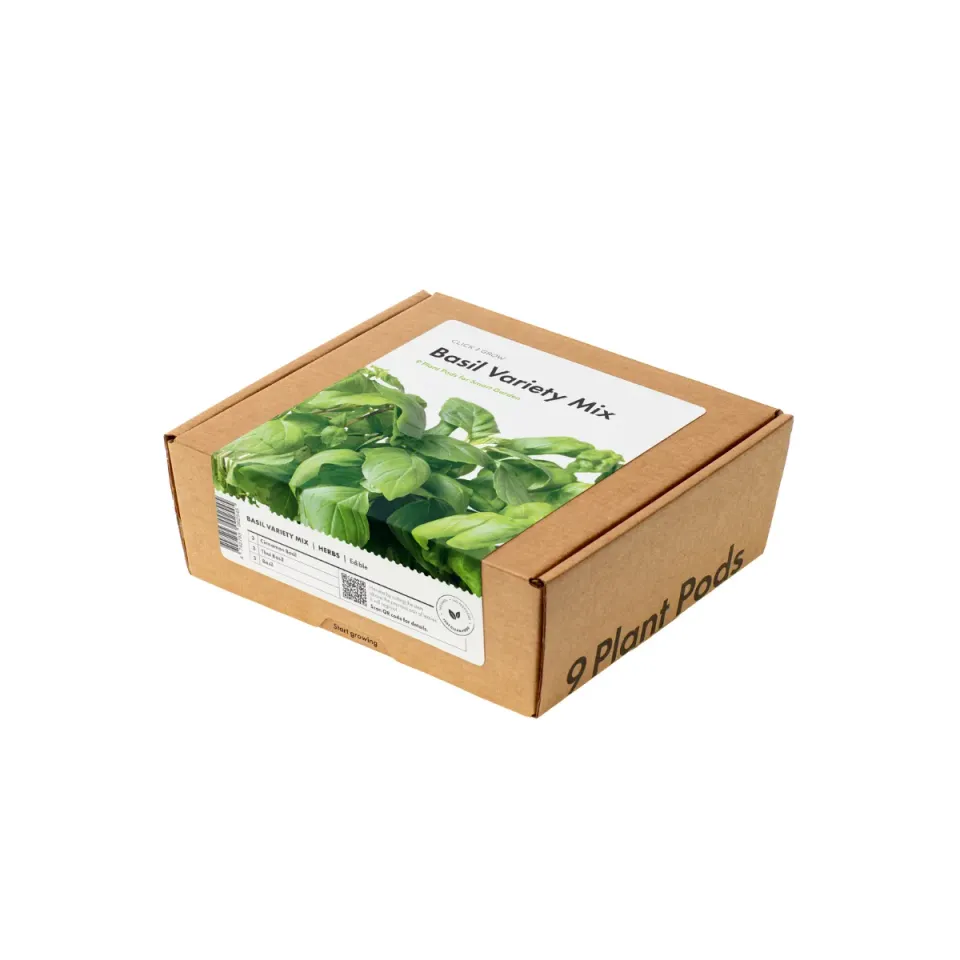 Click and Grow Basil Variety Mix κάψουλες φυτών 9 τεμαχίων