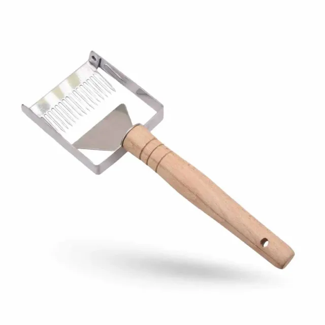 MyAgroMarket πιρούνι απολεπισμού 7,5cm inox ξύλινο