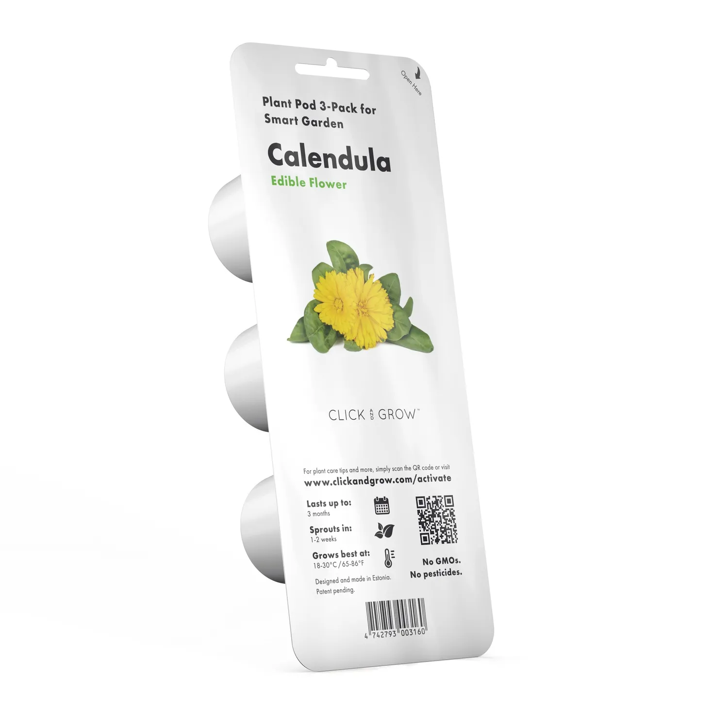 Click and Grow Calendula κάψουλες φυτών 3 τεμαχίων βρώσιμα άνθη