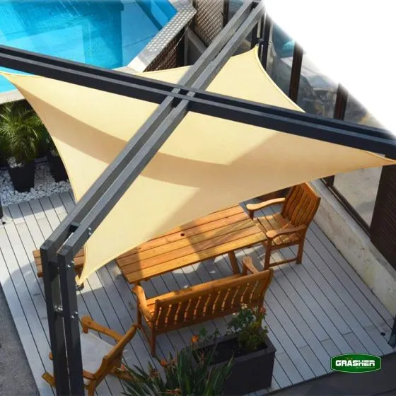 MyAgroMarket πανί σκίασης διάτρητο 5x5m με κρίκους HDPE