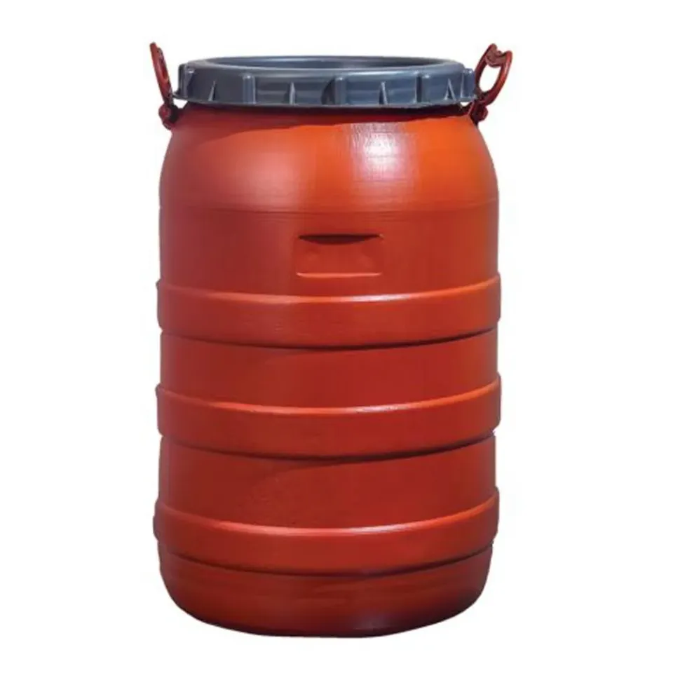 MyAgroMarket Βαρέλι πλαστικό 75lt καφέ για τρόφιμα