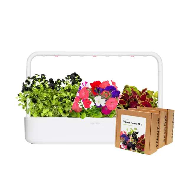 Click and Grow Smart Garden 9 έξυπνη γλάστρα με κάψουλες λουλουδιών