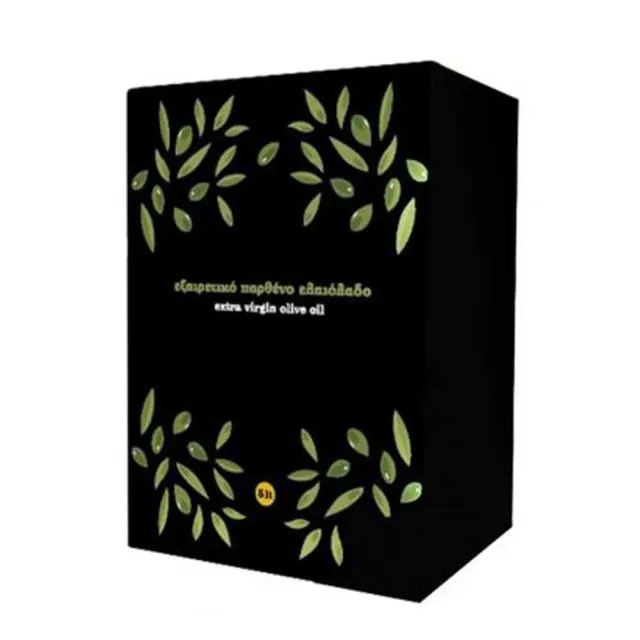 MyAgroMarket Χαρτοκιβώτιο ασκού λαδιού 5lt μαύρο