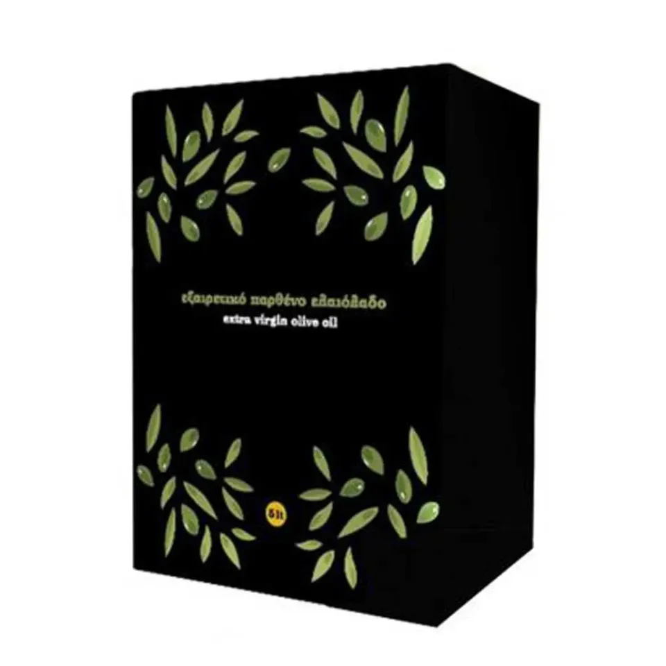 MyAgroMarket Χαρτοκιβώτιο ασκού λαδιού 5lt μαύρο