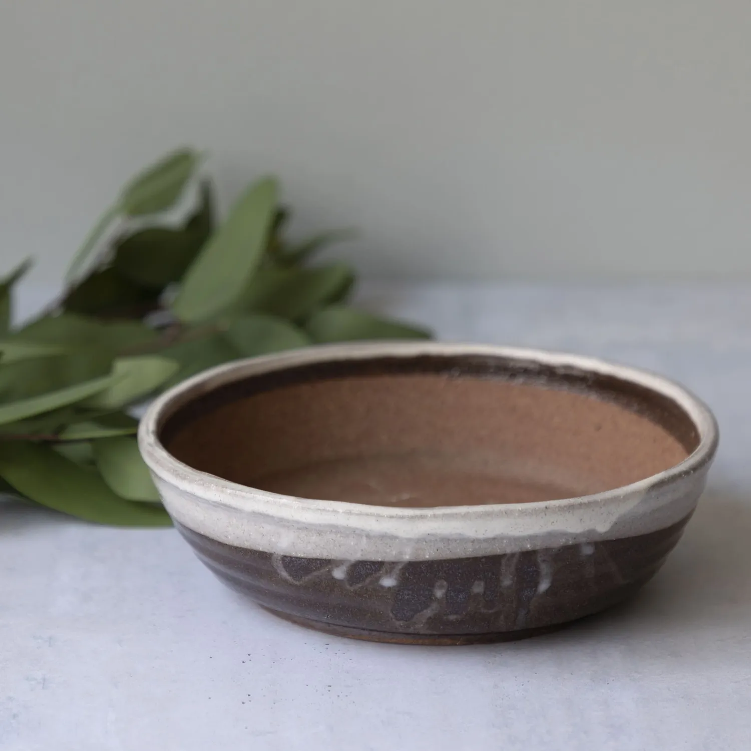 Wazakura Shigaraki γλάστρα κεραμική 210mm για μπονσάι