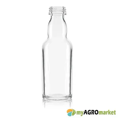MyAgroMarket Γυάλινο Μπουκάλι 40ml Διάφανο 3x11cm