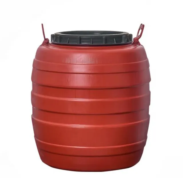 MyAgroMarket Βαρέλι πλαστικό καφέ 90lt τροφίμων HDPE