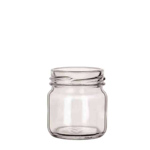 MyAgroMarket Βάζο γυάλινο 42ml Φ43 διάφανο χωρίς καπάκι