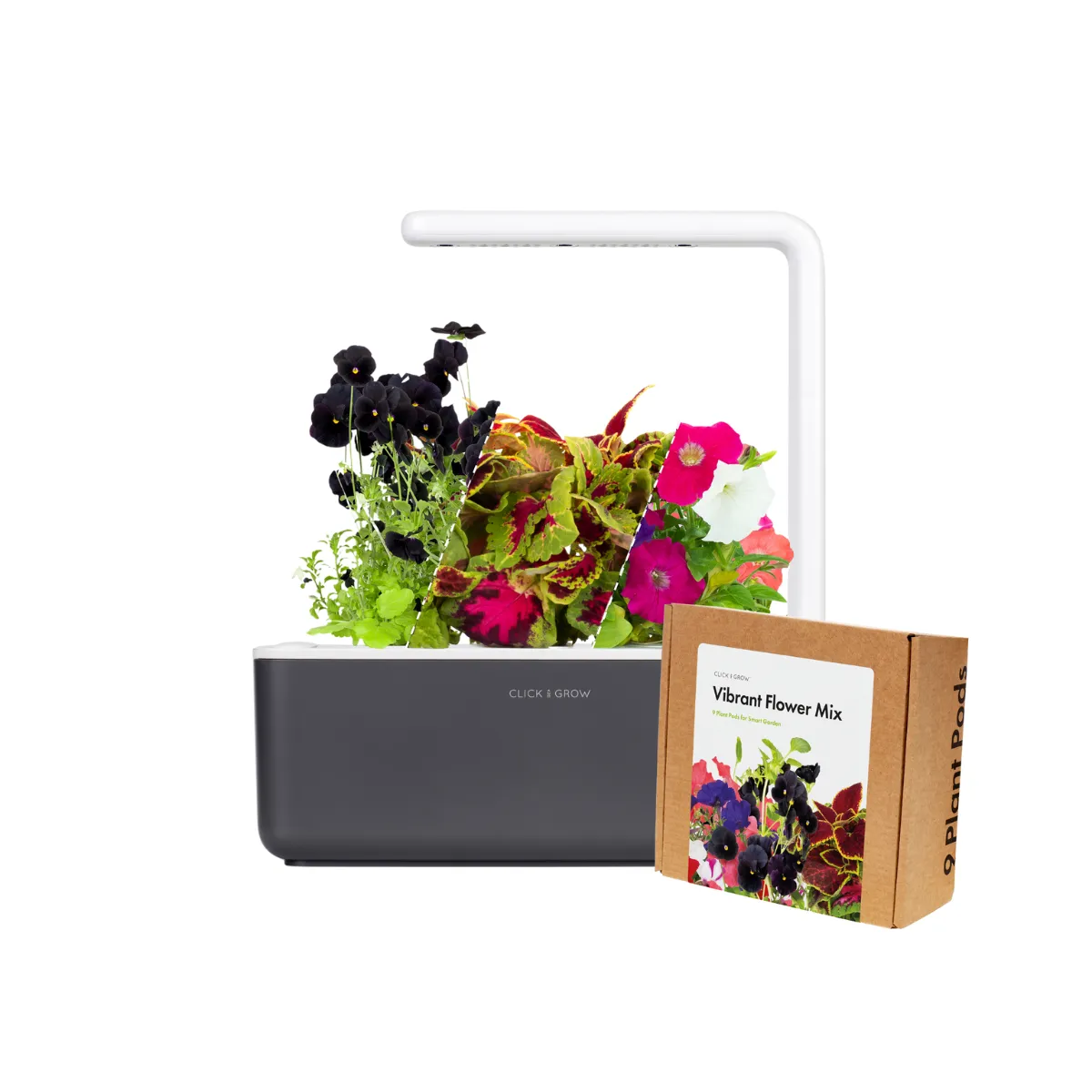 Click and Grow Smart Garden 3 σετ έξυπνης γλάστρας λευκό 12 κάψουλες