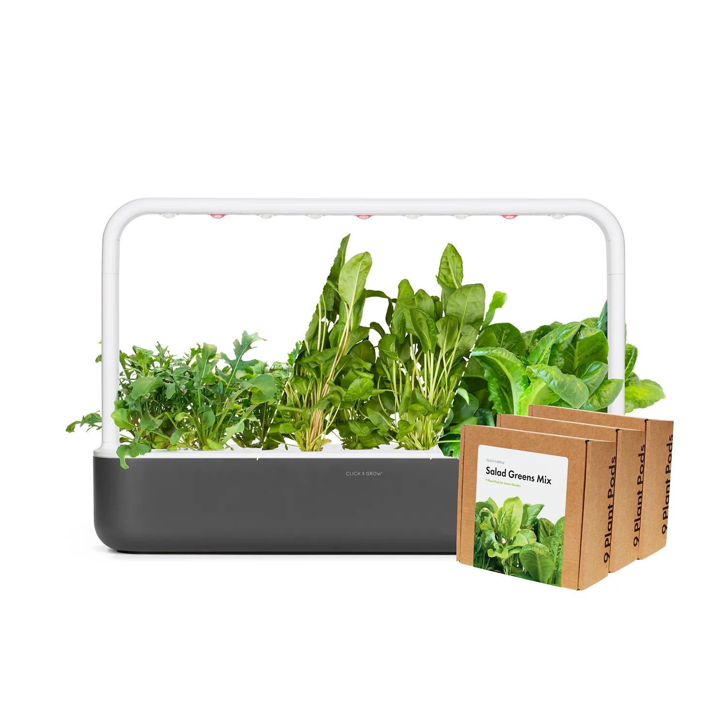 Click and Grow Smart Garden 9 κιτ σαλάτας λευκό πλήρες