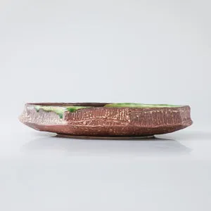 Wazakura Minoyaki Βάζο ικεμπάνα νούφαρο 24cm πράσινο