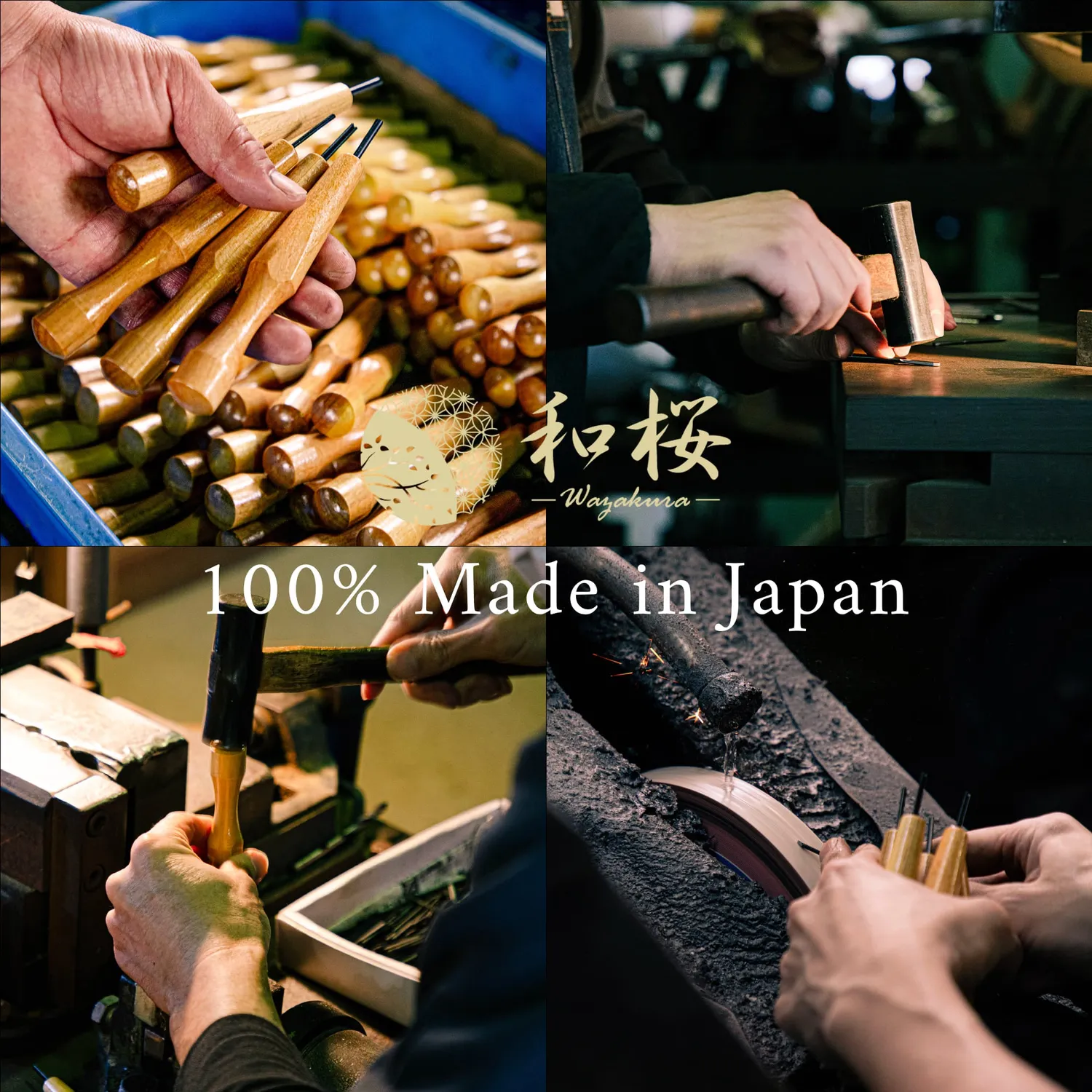 Wazakura Chisel Kit 1.5mm σετ σκαρπέλα ξύλου 3τμχ jin