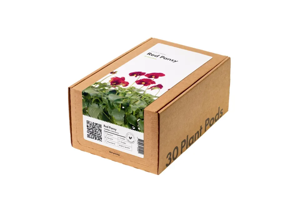 Click and Grow Πανσές κάψουλες λουλουδιών 30 τεμαχίων κόκκινο