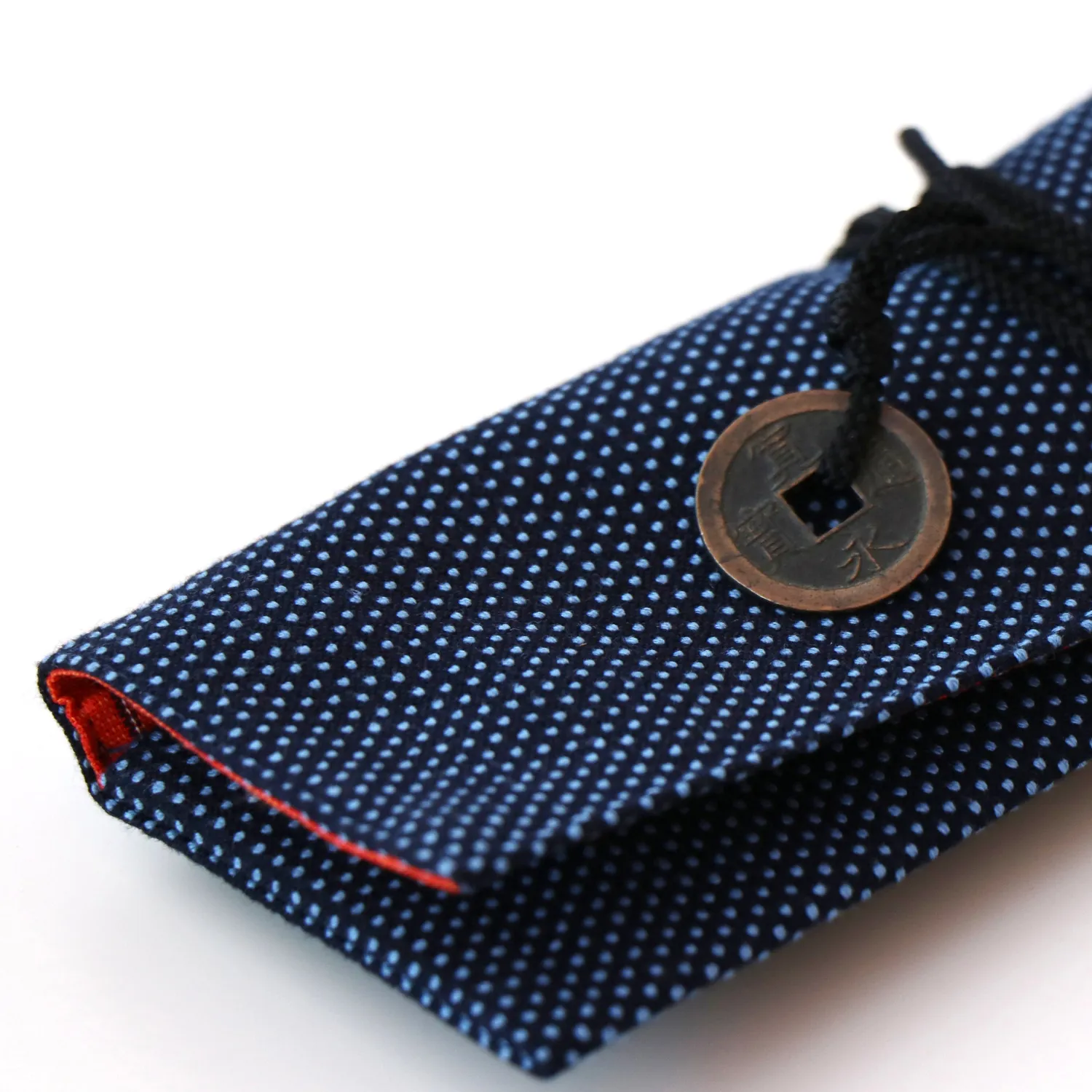 Toyama Hamono R8B θήκη ψαλιδιών sashiko μπλε indigo