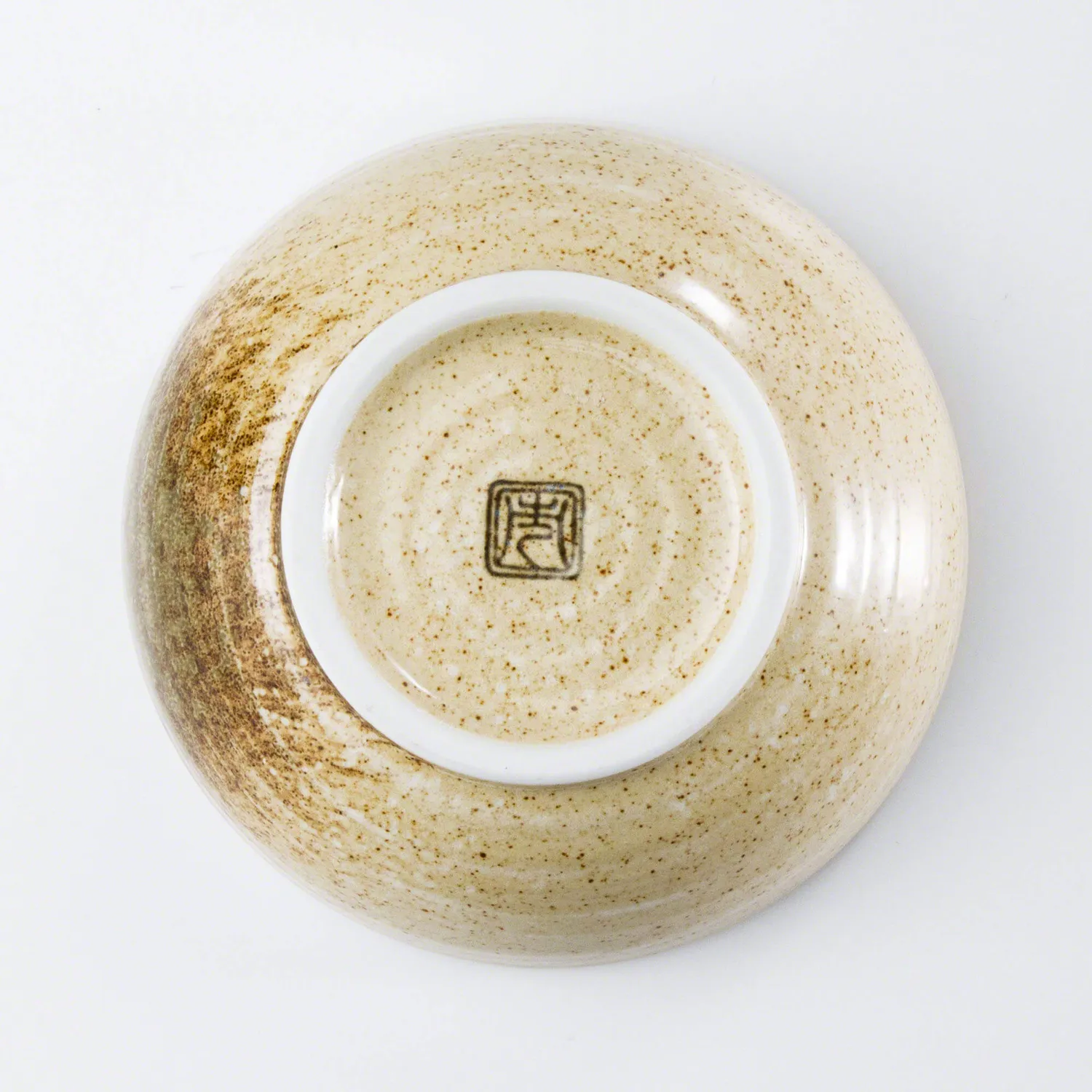 Wazakura σετ ικεμπάνα βάζο μπεζ + kenzan 61mm