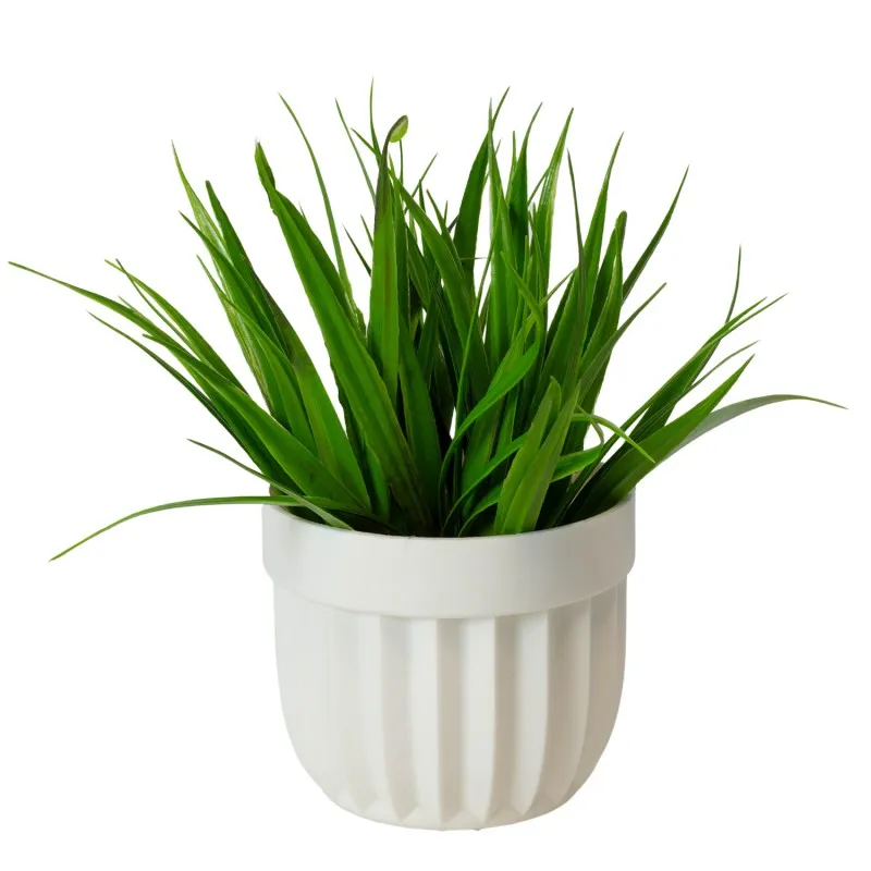 MyAgroMarket Grass τεχνητό φυτό με γλαστράκι 9x17cm