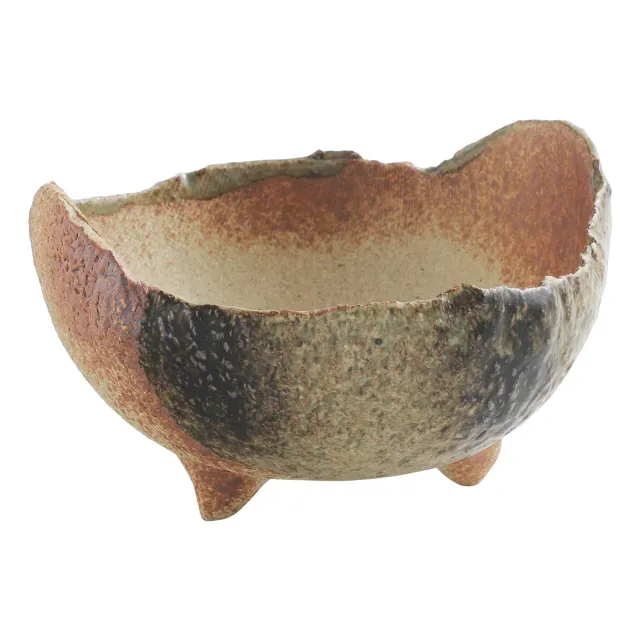 Wazakura Banko γλάστρα μπονσάι 120mm ημισέληνος sand green