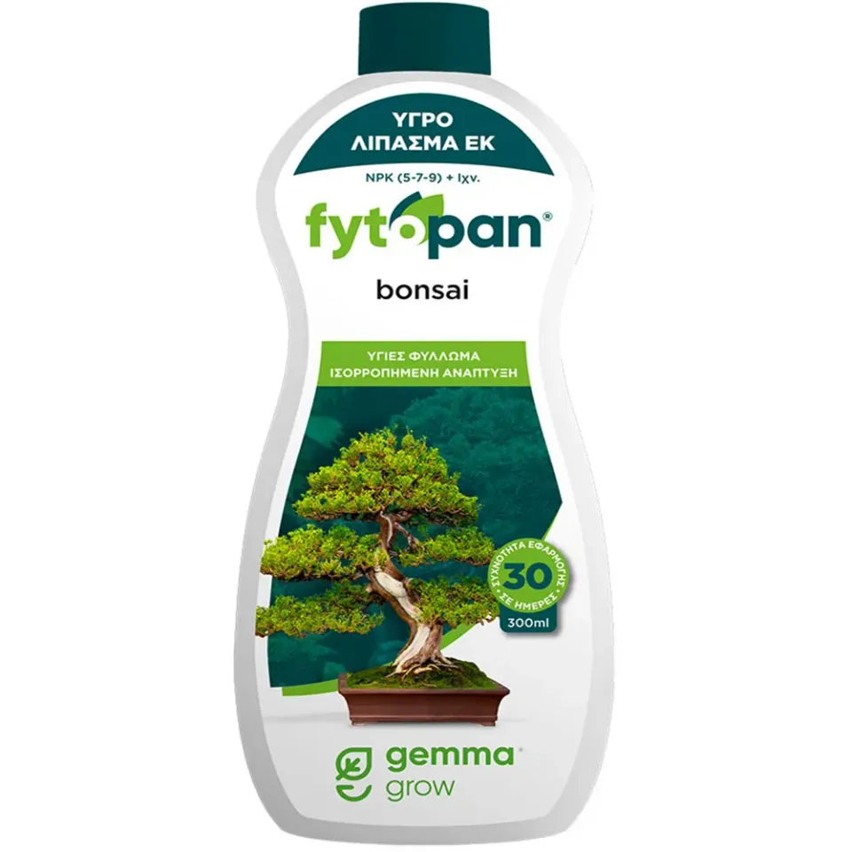 Gemma Fytopan λίπασμα για μπονσάι υγρό 300ml NPK 5-7-9