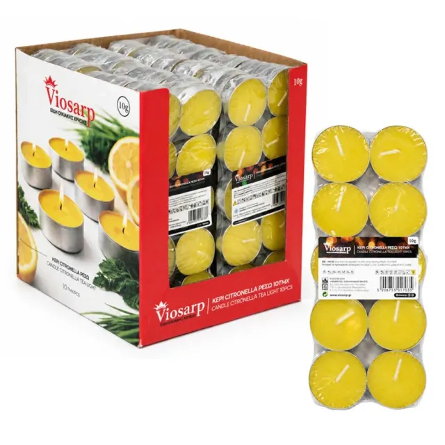 MyAgroMarket Κερί Σιτρονέλας ρεσώ 10 τεμ x 10gr κουνουπιών