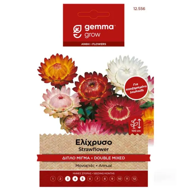 MyAgroMarket Ελίχρυσο 0,5gr σπόροι λουλουδιού διπλό