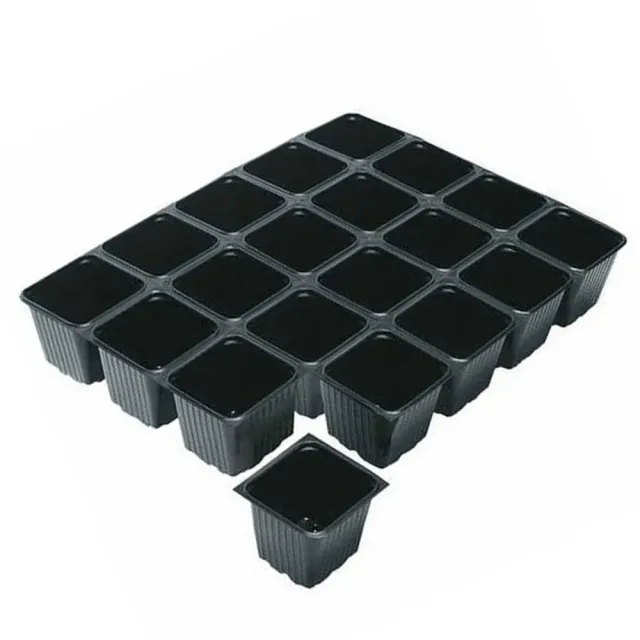 MyAgroMarket γλαστράκι σποράς πλαστικό 7x7x6cm 1 τεμ επαναχρ