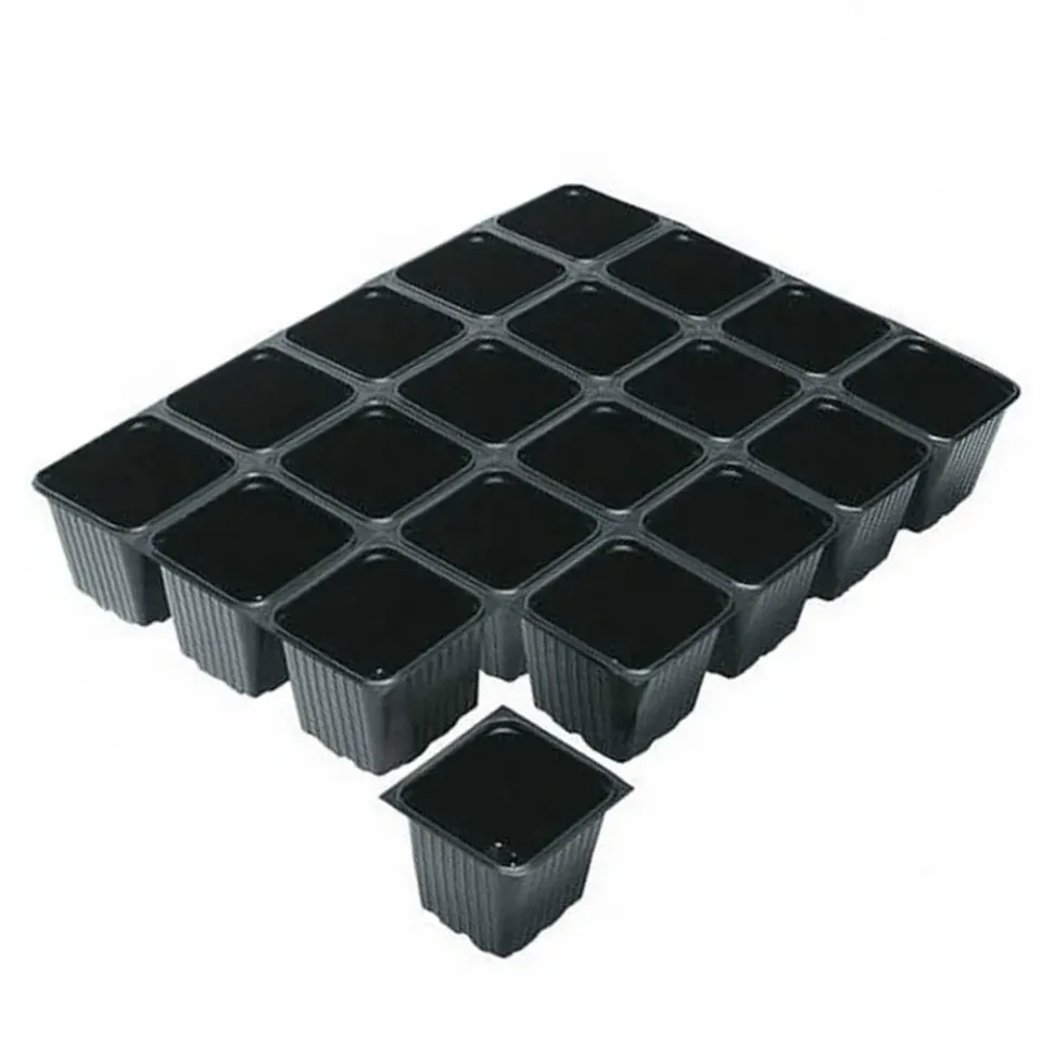 MyAgroMarket γλαστράκι σποράς πλαστικό 7x7x6cm 1 τεμ επαναχρ